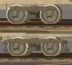 Wood framed freight trucks